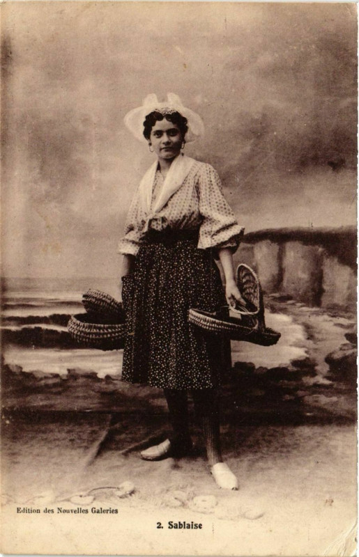 Carte postale ancienne Sablaise