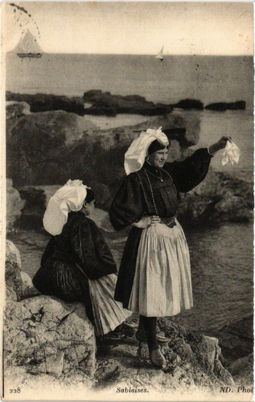 Carte postale ancienne Sablaises