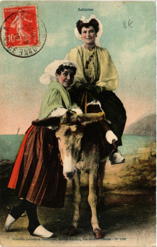 Carte postale ancienne Sablaises