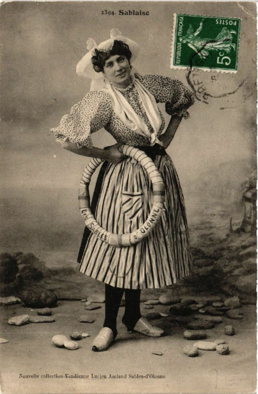 Carte postale ancienne Sablaise