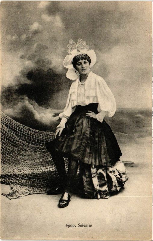 Carte postale ancienne Sablaise
