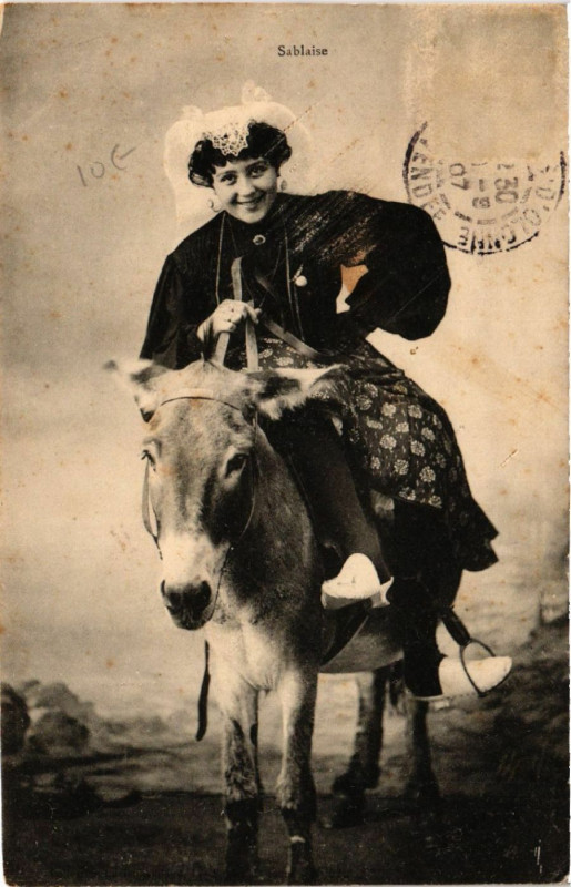 Carte postale ancienne Sablaise