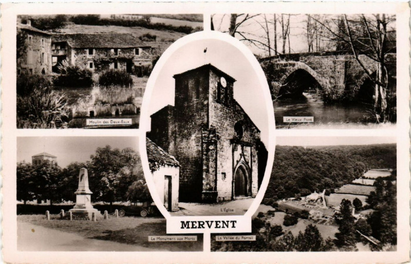 Carte postale ancienne Mervent à Mervent