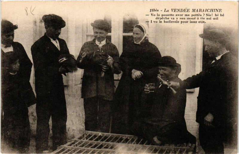 Carte postale ancienne La Vendée Maraichine