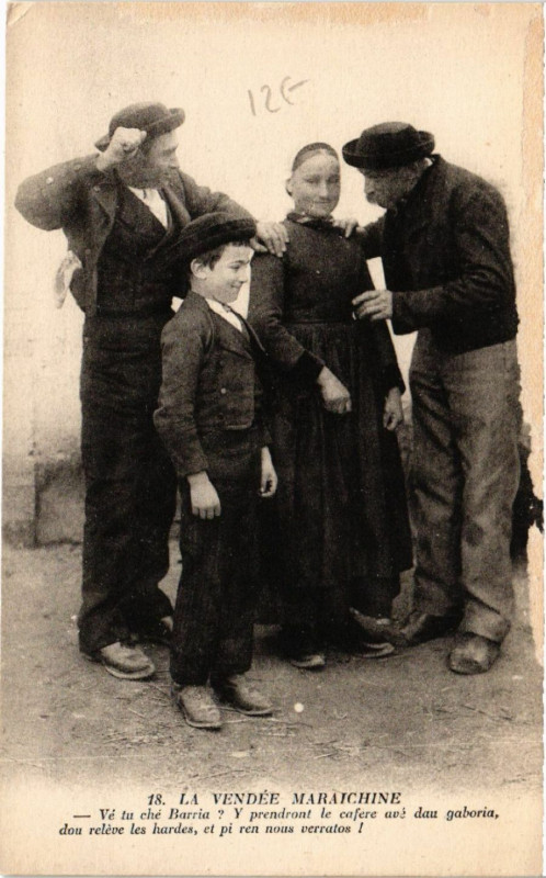 Carte postale ancienne La Vendée Maraichine