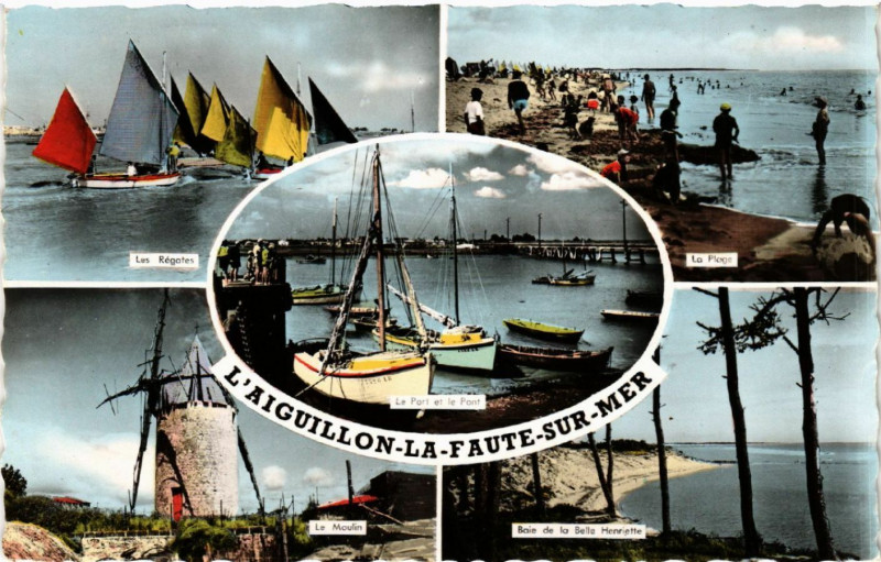 Carte postale ancienne L'Aiguillon-la-Faute-sur-Mer à La Faute-sur-Mer