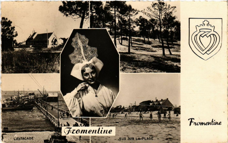 Carte postale ancienne Fromentine Souvenir