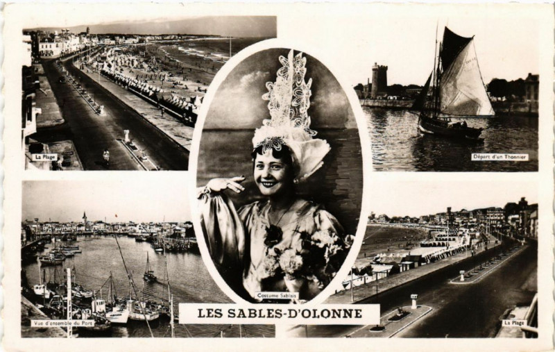 Carte postale ancienne Les Sables d'Olonne aux Sables-d'Olonne