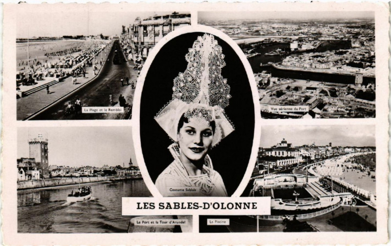Carte postale ancienne Les Sables d'Olonne aux Sables-d'Olonne