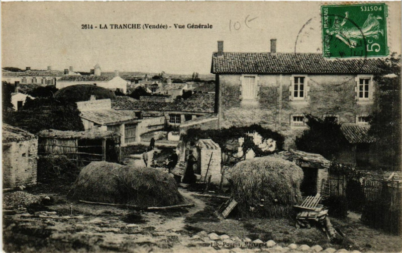 Carte postale ancienne La Tranche Vue générale