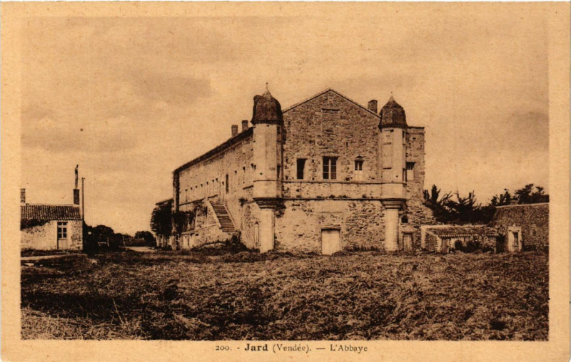 Carte postale ancienne Jard L'Abbaye