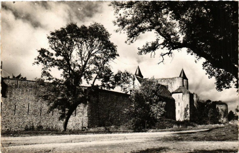 Carte postale ancienne Ile-de-Noirmoutier Vue du Chateau