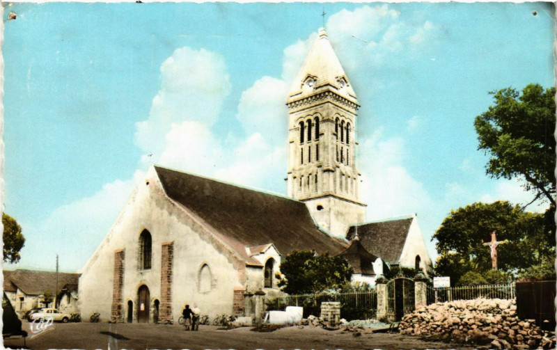 Carte postale ancienne Ile-de-Noirmoutier L'Eglise de Noirmoutier