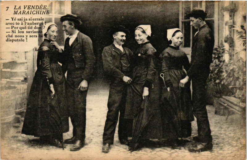 Carte postale ancienne La Vendée Maraichine