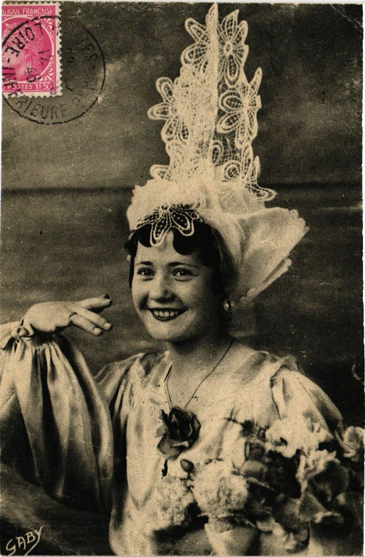 Carte postale ancienne Costume Sablais