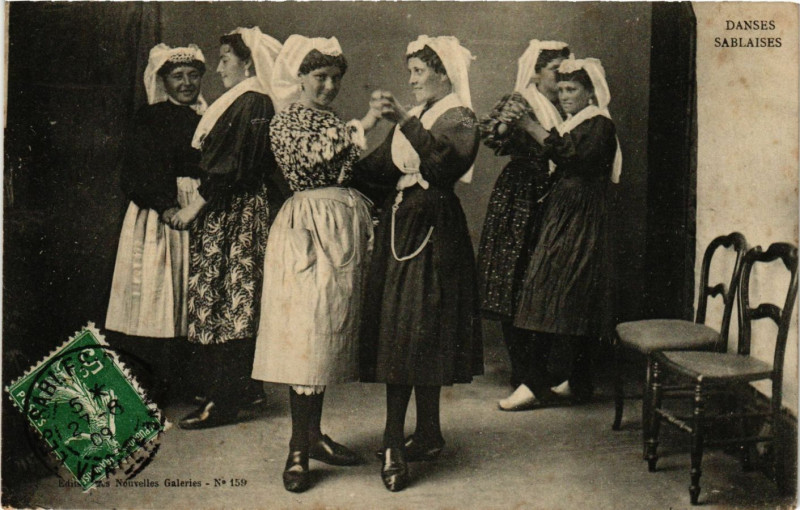 Carte postale ancienne Danses Sablaises