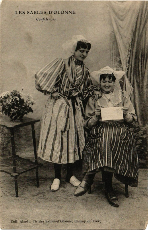 Carte postale ancienne Les Sables d'Olonne - Confidences aux Sables-d'Olonne