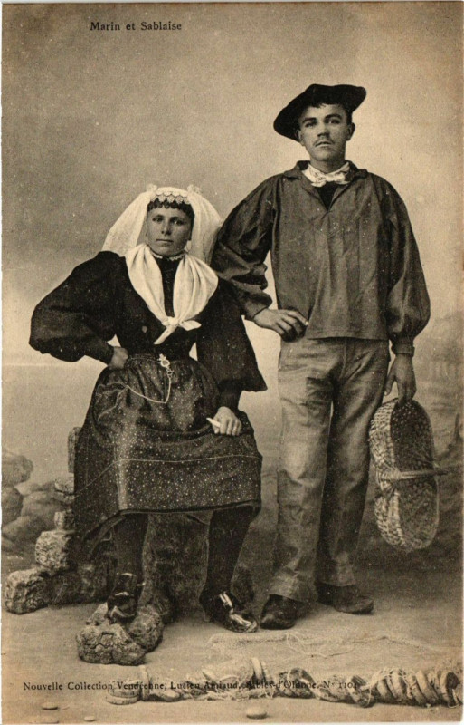Carte postale ancienne Marin et Sablaise
