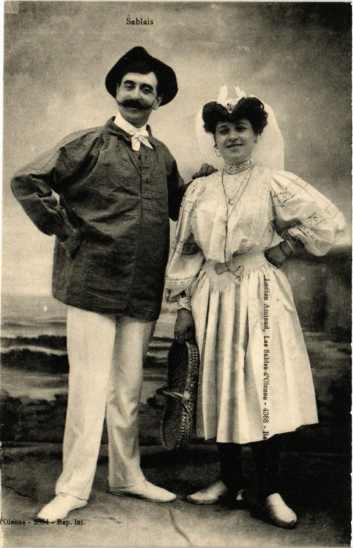 Carte postale ancienne Sablais