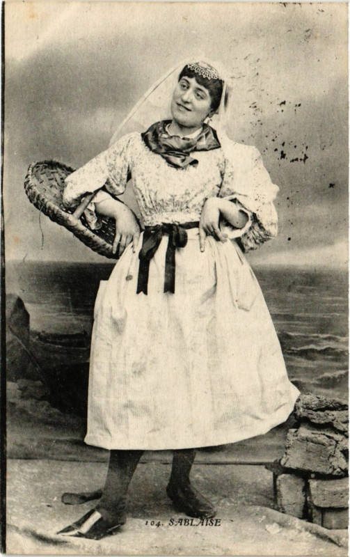 Carte postale ancienne Sablaise