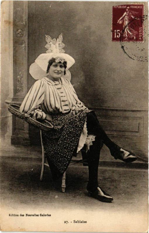 Carte postale ancienne Sablaise