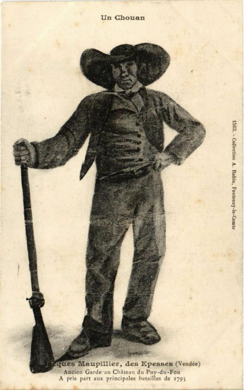 Carte postale ancienne Un Chouan - Jacques Maupillier des Epesses