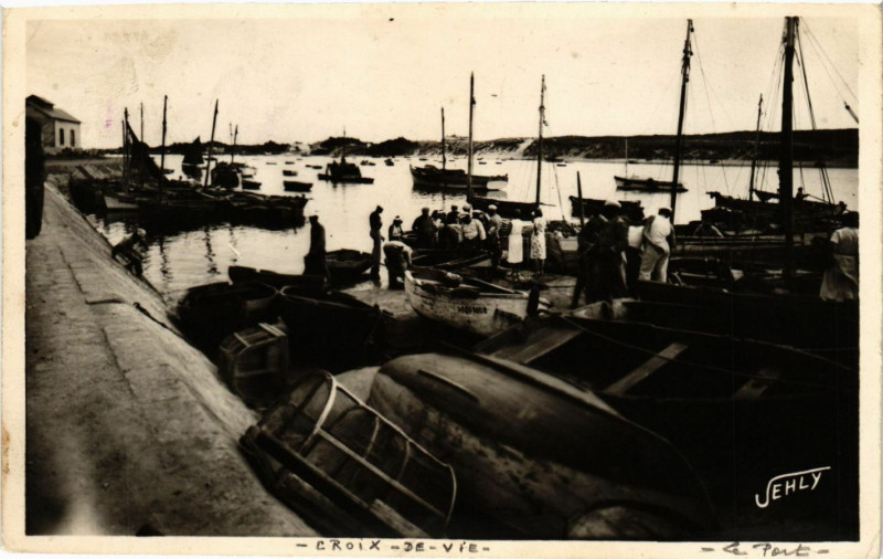 Carte postale ancienne Port de Croix-de-Vie