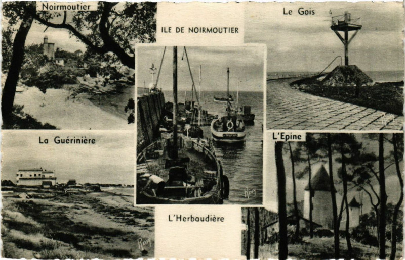 Carte postale ancienne Ile-de-Noirmoutier