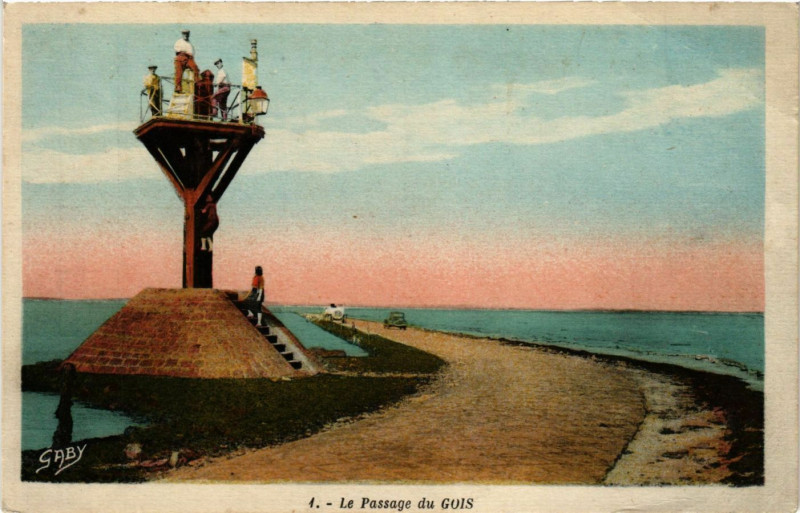 Carte postale ancienne Le Passage du Gois