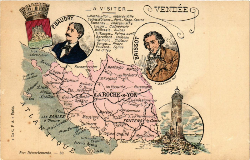 Carte postale ancienne Vendée
