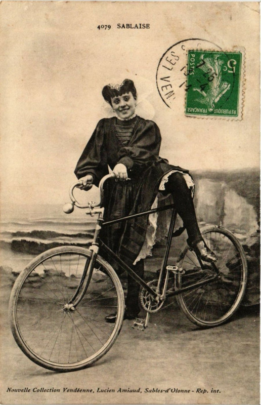 Carte postale ancienne Sablaise