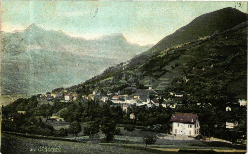 Carte postale ancienne Ed. Aqua 317 Saint-Gervais à Saint-Gervais