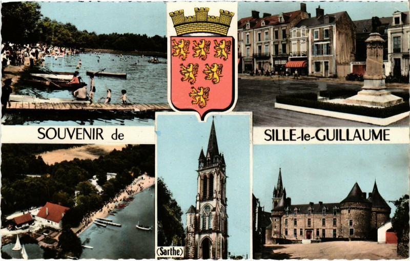 Carte postale ancienne Sillé Le-Guillaume à Sillé-le-Guillaume