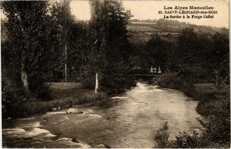 Carte postale ancienne Les Alpes Mancelles - Saint-Leonard-des-Bois - La Sarthe à Saint-Léonard-des-Bois