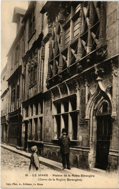 Carte postale ancienne Le Mans - Maison de la Reine Bérengére au Mans