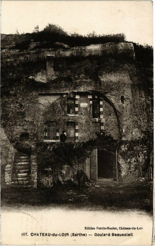 Carte postale ancienne Chateau-du-Loir - Goulard Beausoleil