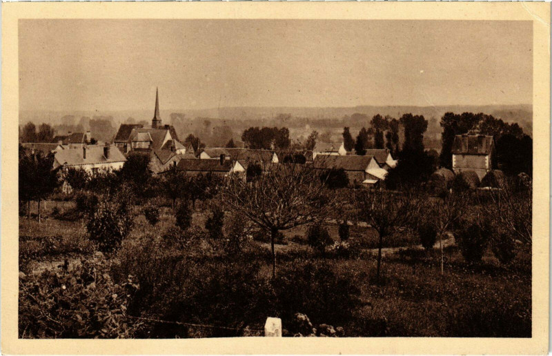 Carte postale ancienne Montabon - Vue générale