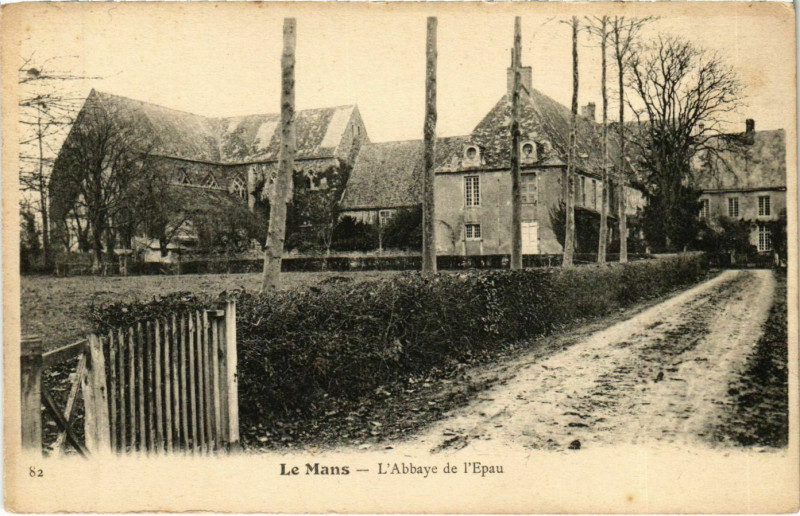 Carte postale ancienne Le Mans L'Abbaye de l'Epau au Mans