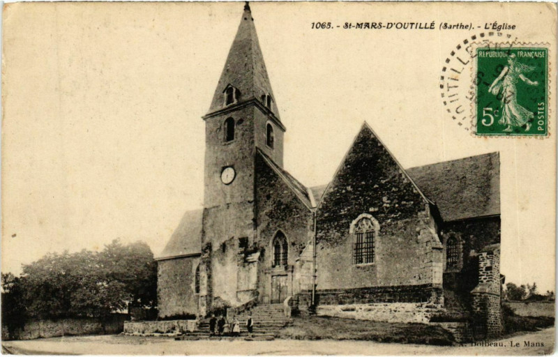 Carte postale ancienne St. Mars D'Outillé