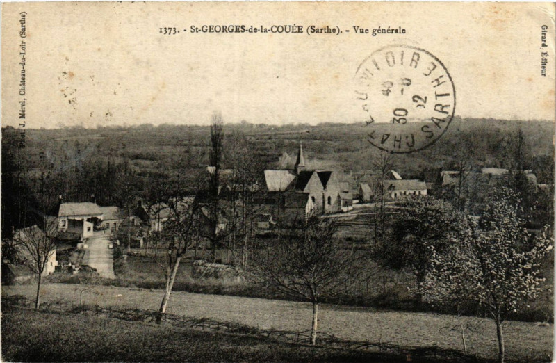 Carte postale ancienne Saint-Georges-de-la-Couee - Vue générale à Saint-Georges-de-la-Couée
