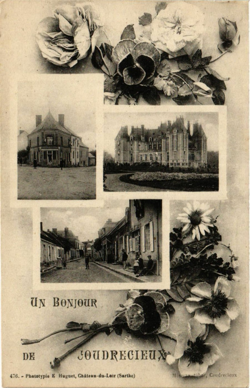Carte postale ancienne Un Bonjour de Joudrecieux