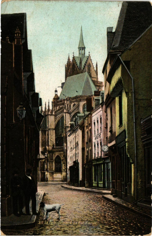Carte postale ancienne La Ferte - Renard - La Rue Carnot