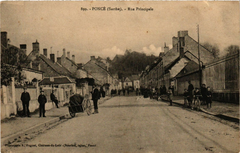 Carte postale ancienne Ponce - Rue Principale