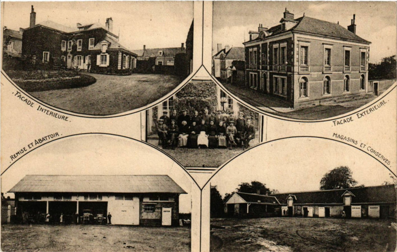 Carte postale ancienne Rocher-Bordier - Pontvallain à Pontvallain