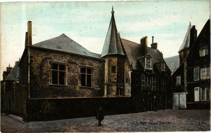 Carte postale ancienne Ed. Aqua 139 Le Mans Mison Scarron au Mans