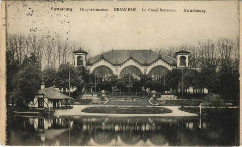 Carte postale ancienne Strassbourg La Grand Restaurant