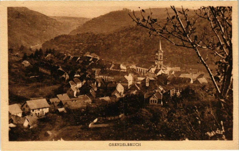 Carte postale ancienne Grendelbruch à Grendelbruch