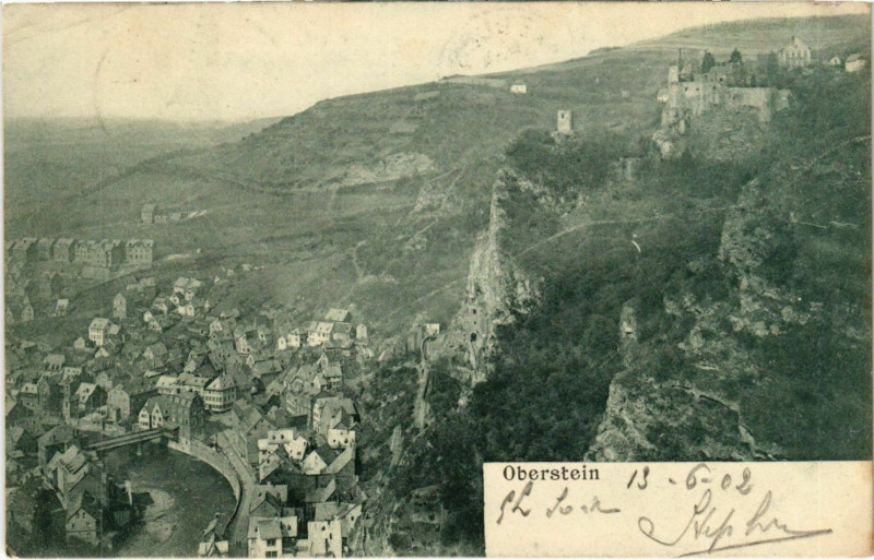 Carte postale ancienne Oberstein à Erstein