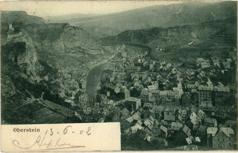 Carte postale ancienne Oberstein à Erstein