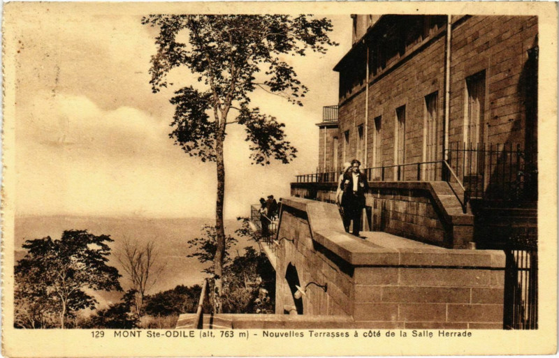 Carte postale ancienne Mont St. Odile Nouvelles Terrasses
